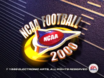 NCAA Football 2000 (US) screen shot title